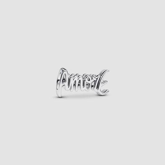 Amore Script Charm