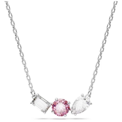 Swarovski Mesmera Necklace, Pink, Rhodium plated