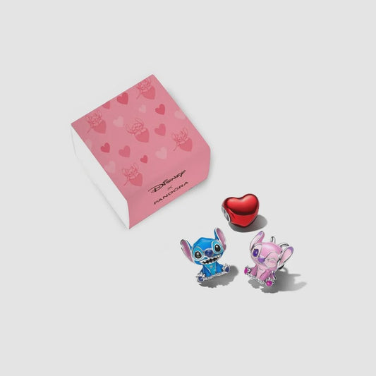 Stitch Valentines Charm Set