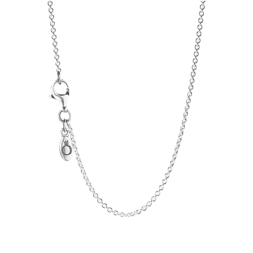 Classic Silver Cable Chain Necklace