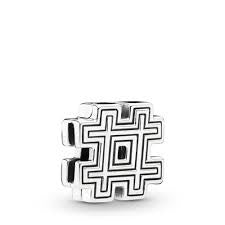 Reflexion Hashtag Symbol Charm