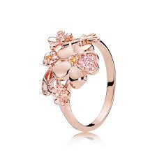 Pandora Floral Rose Ring