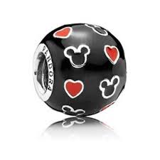 Disney Mickey and Hearts Charm