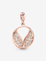 Pandora ME Burning Wings Medallion Charm