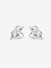 Infinity Knot Stud Earrings