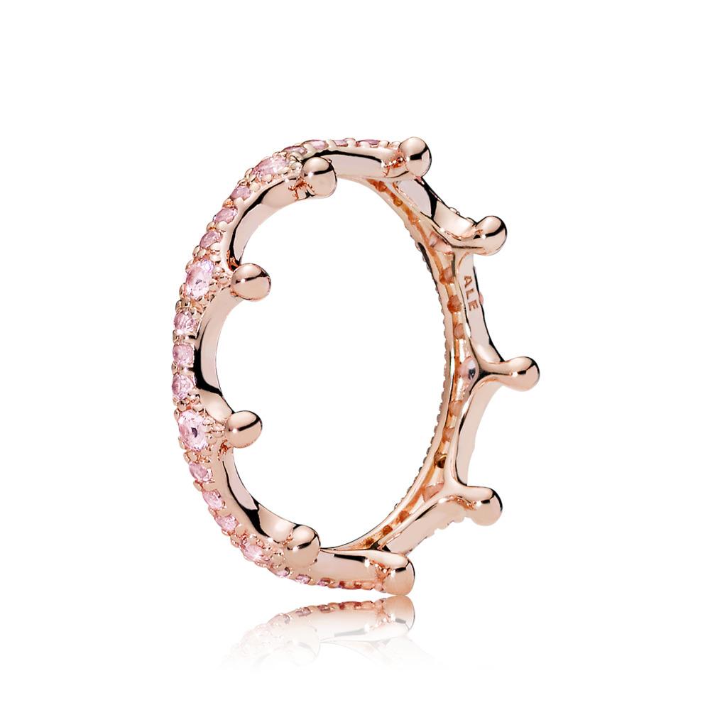 Pink Enchanted Crown Ring
