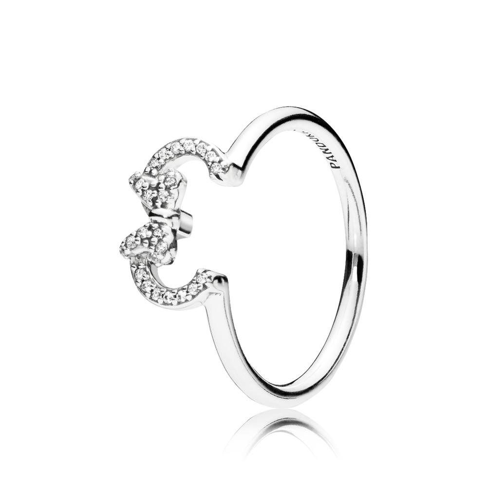Disney Minnie Mouse Ears Silhouette Puzzle Ring
