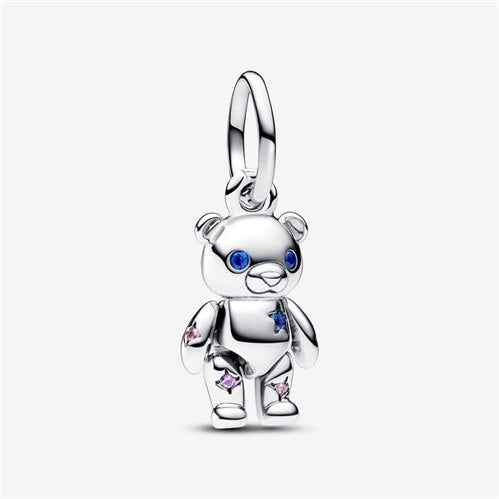 Pandora Movable Teddy Bear Dangle Charm
