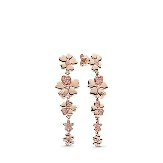 Sparkling Tiara Crown Jacket Stud Earring