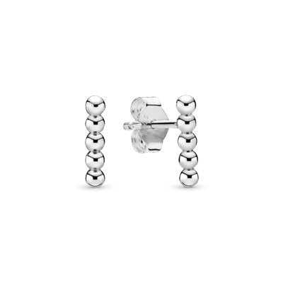 Row of Beads Stud Earring