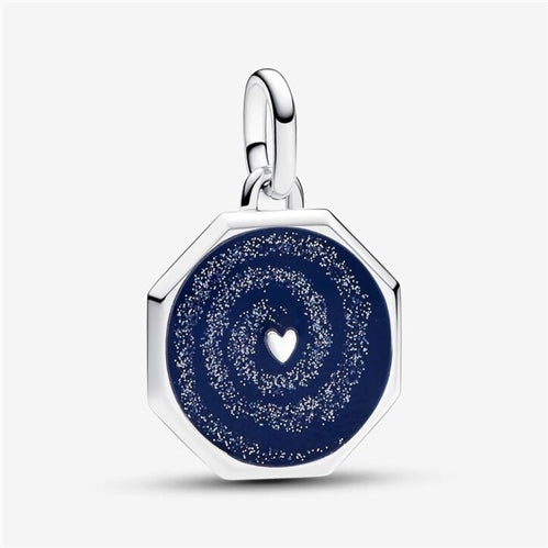 Pandora ME Galaxy Heart Medallion Charm