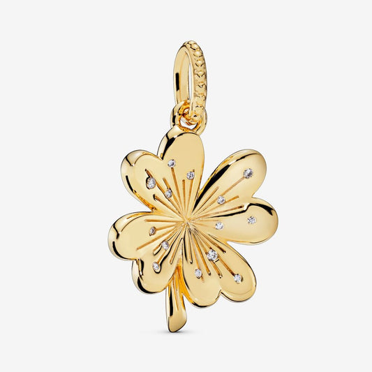 Lucky Four-Leaf Clover Pendant