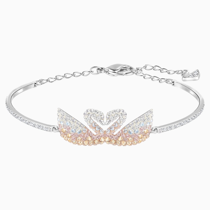 Swarovski double 2025 swan bracelet