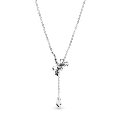 Sparkling Dragonfly Y-Necklace