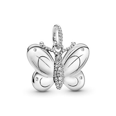 Pave Butterfly Pendant