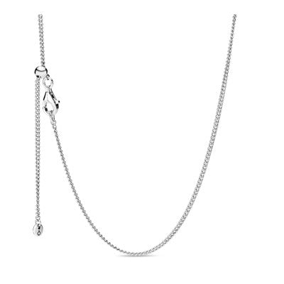 Adjustable Curb Chain Necklace