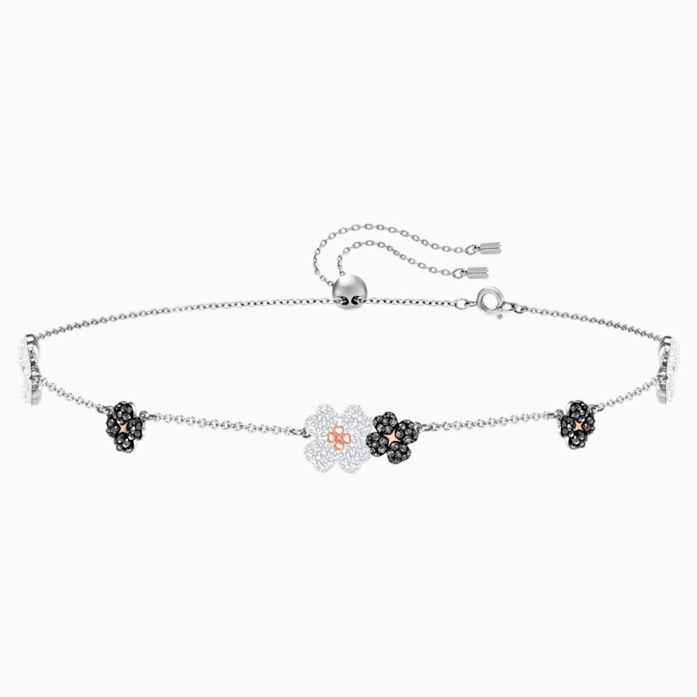 Swarovski Latisha Choker, Multi-Coloured, Mixed Metal Finish