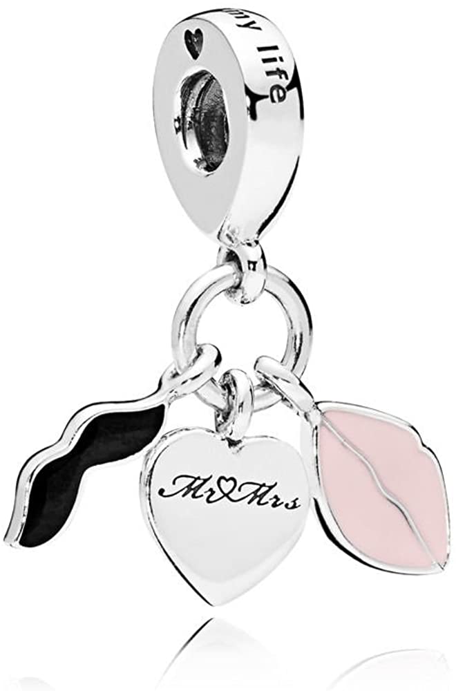 Love Couple Mr & Mrs Dangle Charm