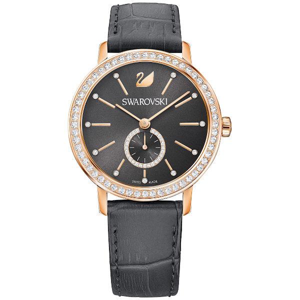 Swarovski Graceful Lady Watch, Gray, Rose Tone PVD