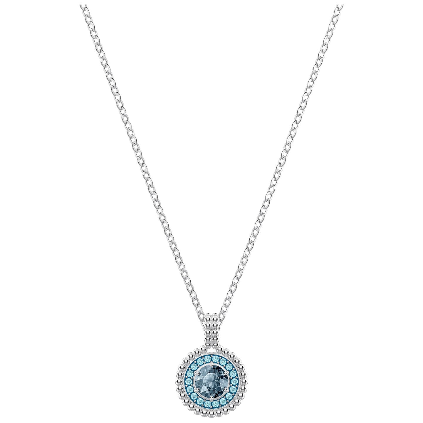 Swarovski Oxygen Pendant, Rhodium Plated (1)