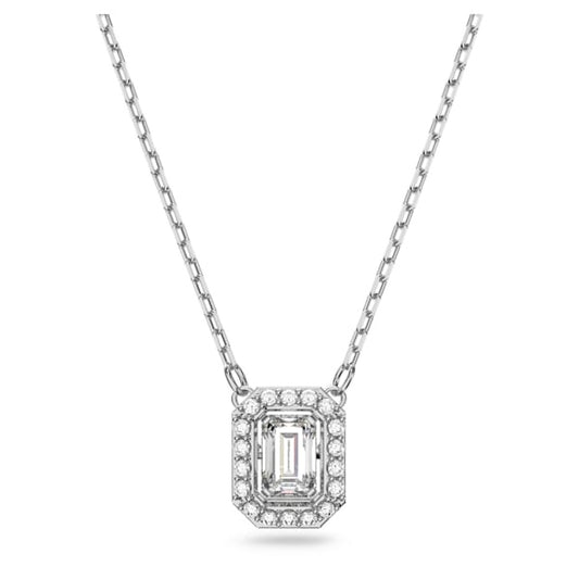 Swarovski Millenia necklace, White, Rhodium Plated