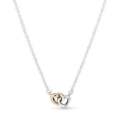 Interlocked Hearts Collier Necklace