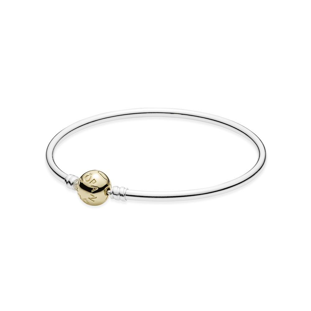 Pandora Moments 14K Gold Clasp Bangle