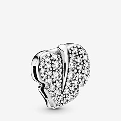 Reflextions Sparkling Leaf Clip Charm