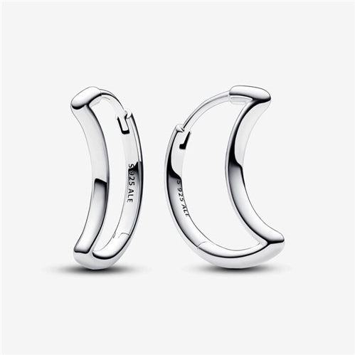 Pandora Moon Hoop Earrings