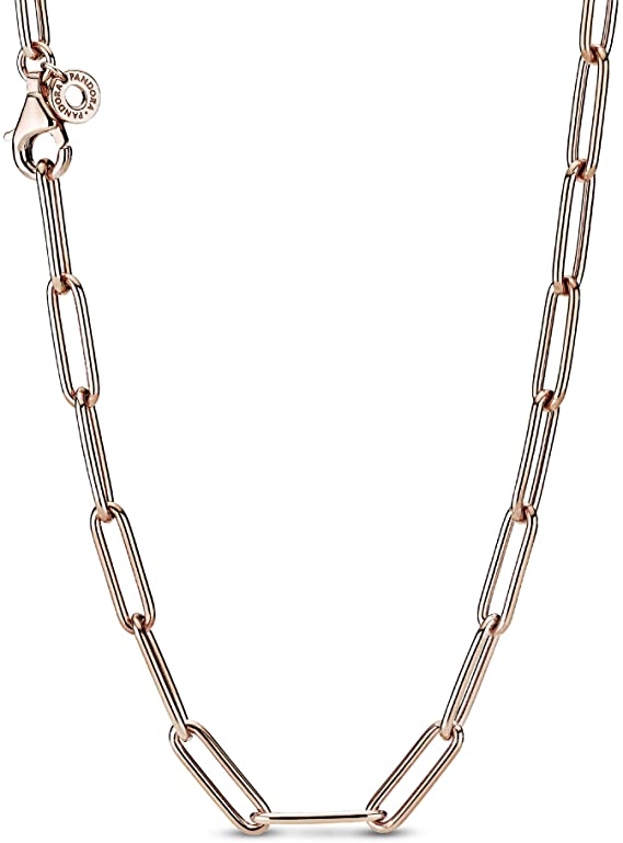Long Link Cable Chain Necklace