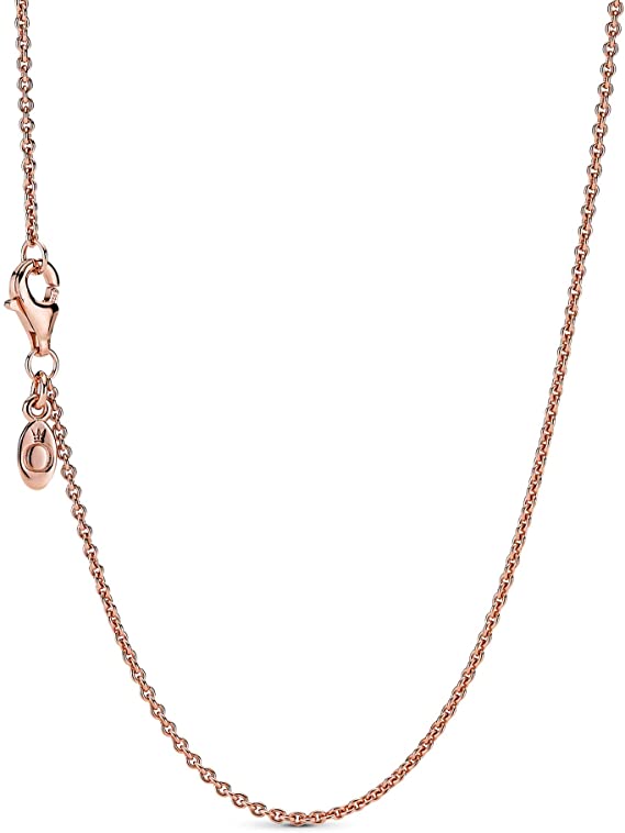 Rose Gold Plated Classic Cable Chain Necklace