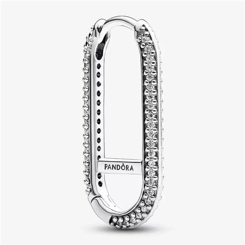 Pandora ME Extended Pave Link Single Earring