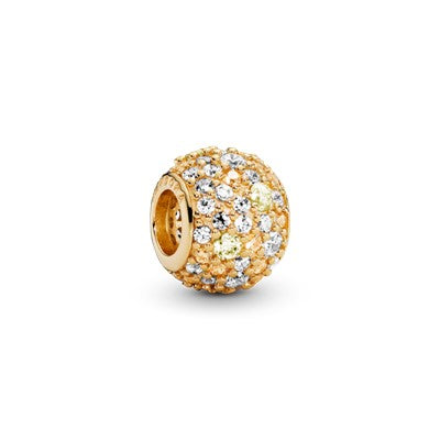 Golden Pave Charm