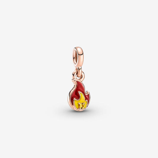 Pandora ME Burning Flame Mini Dangle