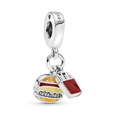 Burger & Fries Best Friends Dangle Charm