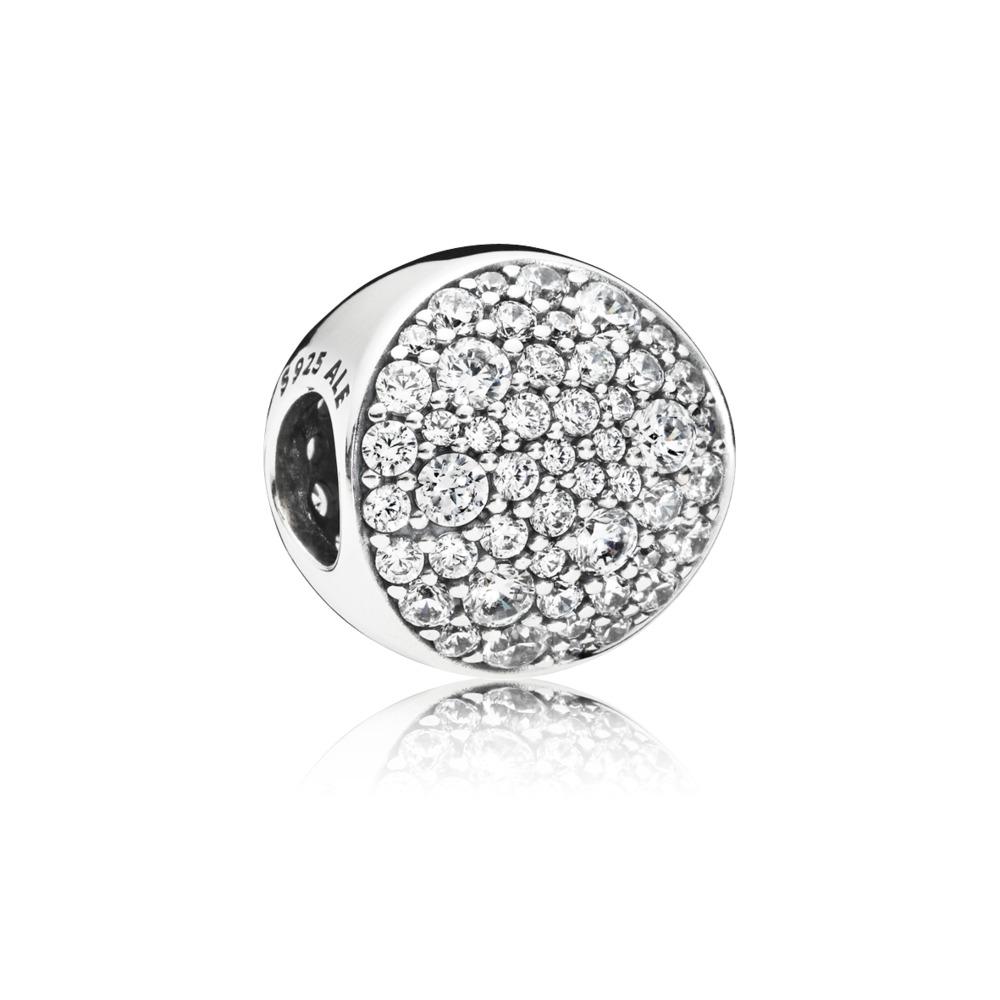 Round Pave Charm