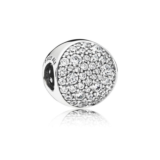 Round Pave Charm