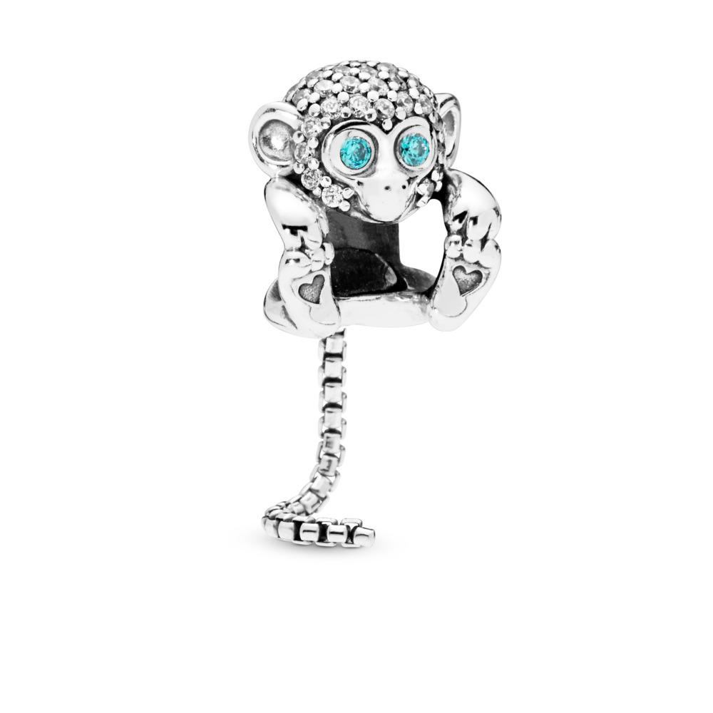 Pave Monkey Charm