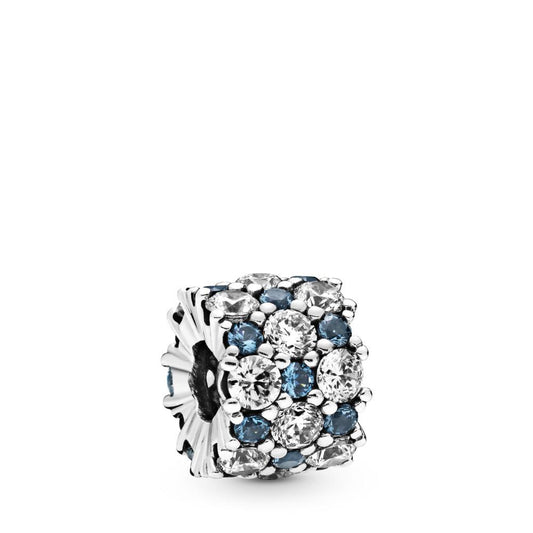 Blue and Clear Sparkle Charm