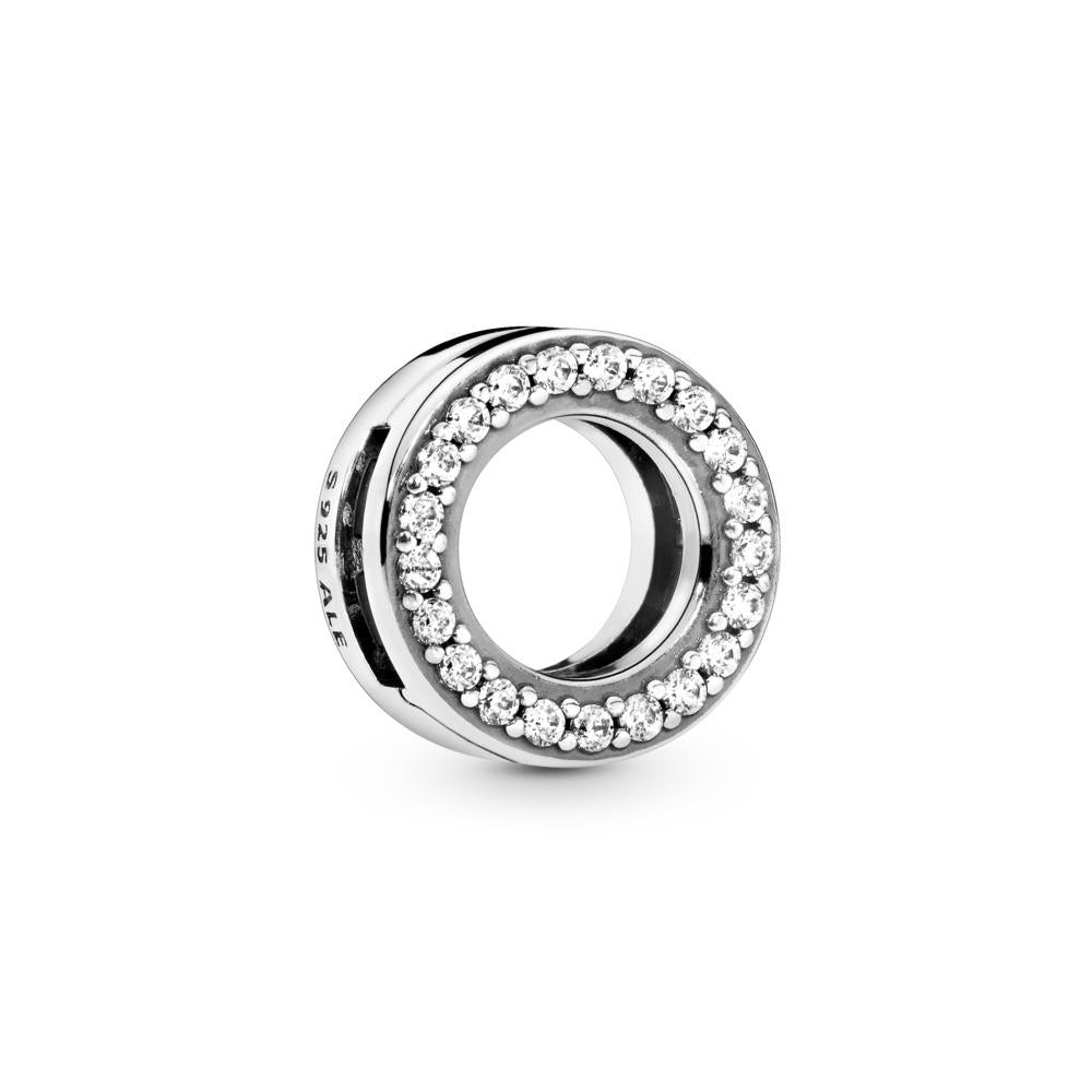 Reflexions Circle of Pave Clip Charm