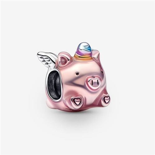 Pandora Flying Unicorn Pig Charm