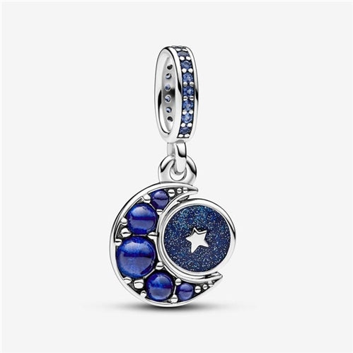 Pandora Sparkling Moon Spinning Dangle Charm