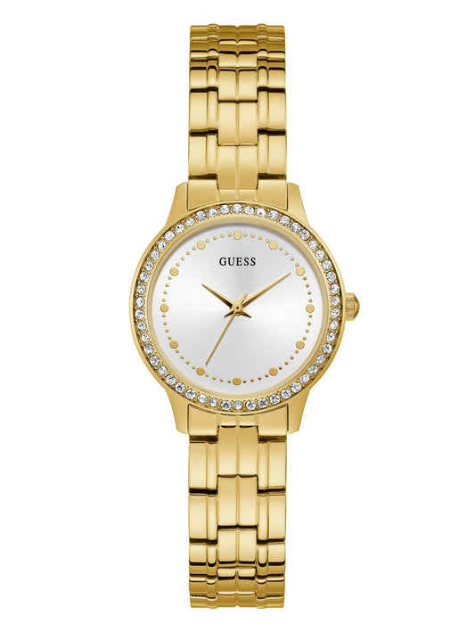 Guess 30MM Gold Plated Stainless Steel U1209L2