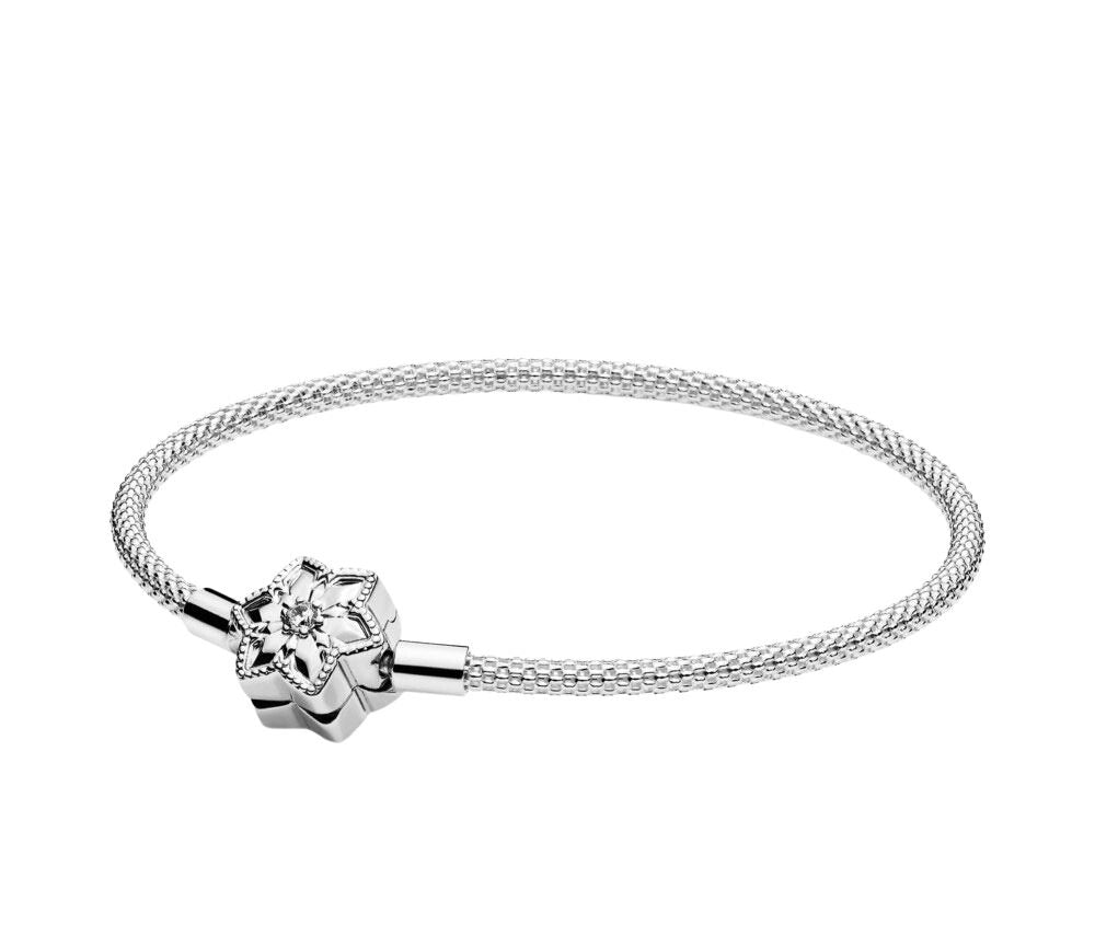 Pandora Limited Edition Star Clasp Mesh Bracelet