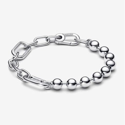 Pandora ME Metal Bead & Link Chain Bracelet