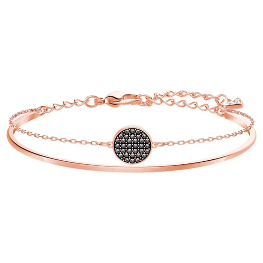 Sublima bangle Gray, Rose gold-tone plated 5389046