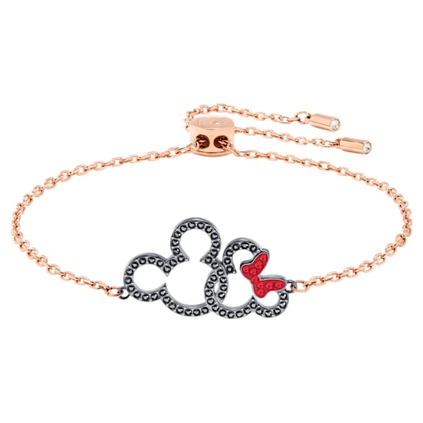 Swarovski Mickey Minnie Bracelet, Multi-colored, Mixed metal finish