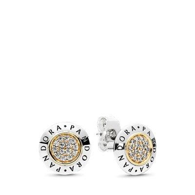 Round Heart Fan Stud Earring