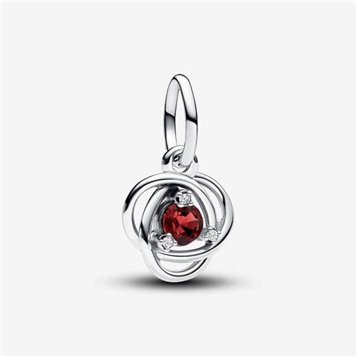 Pandora True Red Eternity Circle Dangle Charm