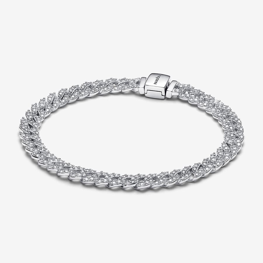 Pandora Pave Cuban Bracelet